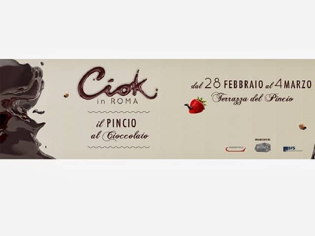roma capitale del cioccolato: torna ciok in roma!